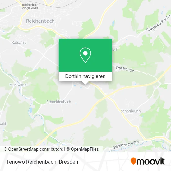 Tenowo Reichenbach Karte