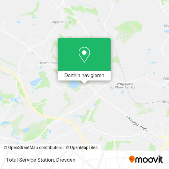 Total Service Station Karte