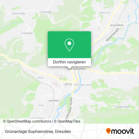 Grünanlage Sophienstrae Karte