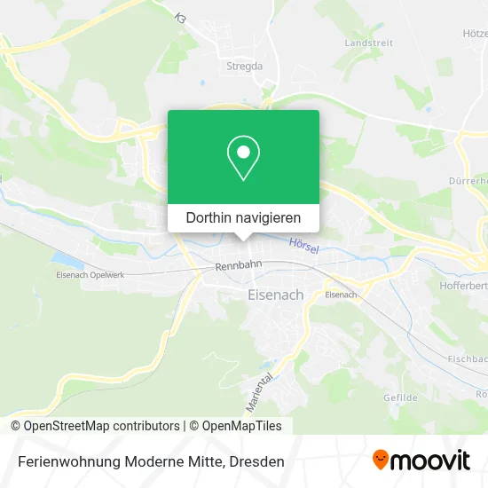 Ferienwohnung Moderne Mitte Karte
