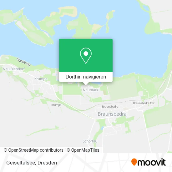 Geiseltalsee Karte