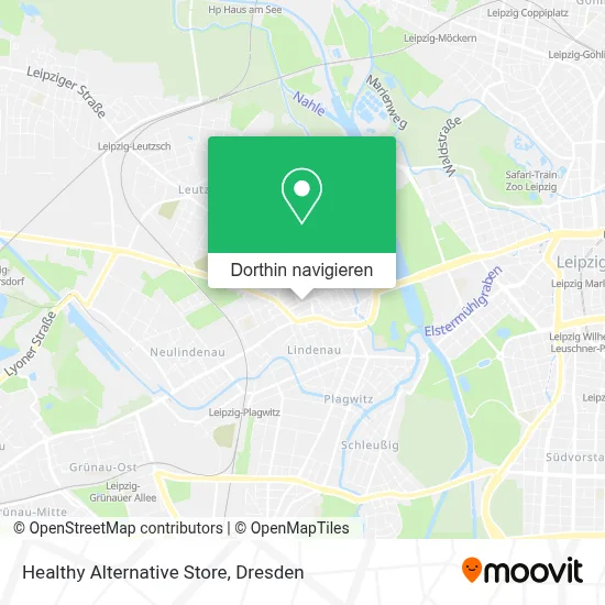 Healthy Alternative Store Karte