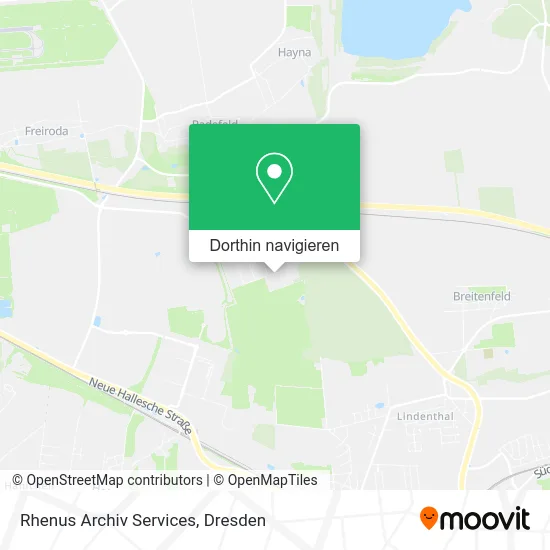 Rhenus Archiv Services Karte