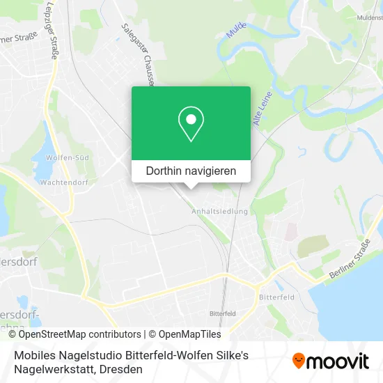 Mobiles Nagelstudio Bitterfeld-Wolfen Silke's Nagelwerkstatt Karte