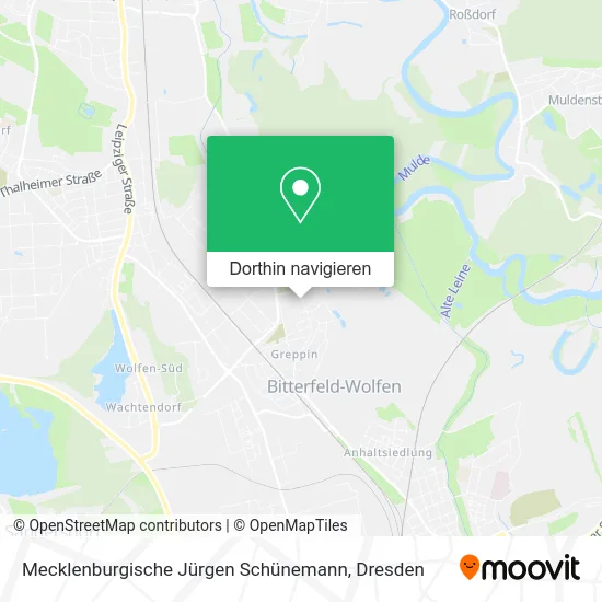 Mecklenburgische Jürgen Schünemann Karte