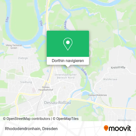 Rhododendronhain Karte