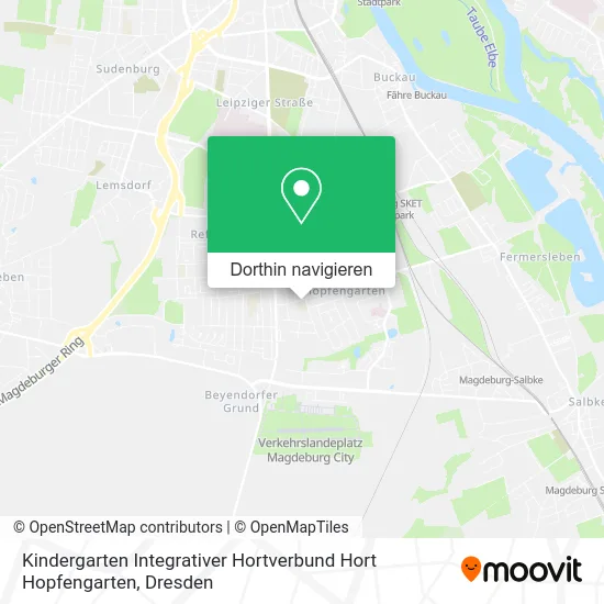 Kindergarten Integrativer Hortverbund Hort Hopfengarten Karte