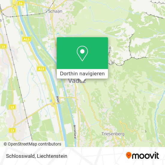 Schlosswald Karte