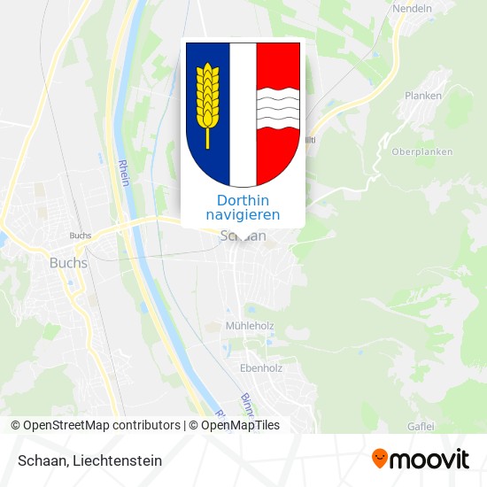 Schaan Karte