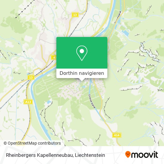 Rheinbergers Kapellenneubau Karte