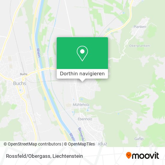Rossfeld/Obergass Karte