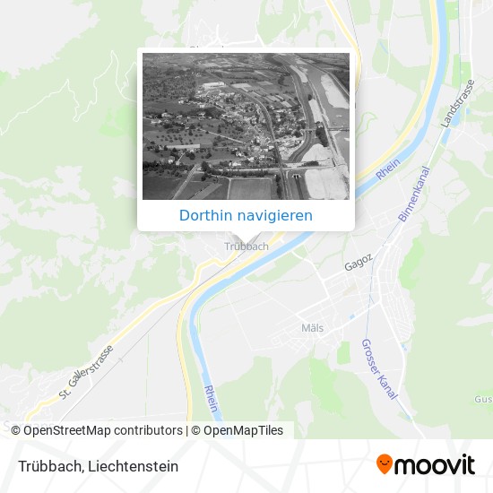 Trübbach Karte