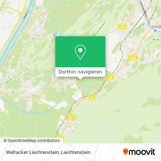 Weltacker Liechtenstein Karte
