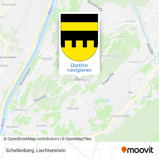 Schellenberg Karte