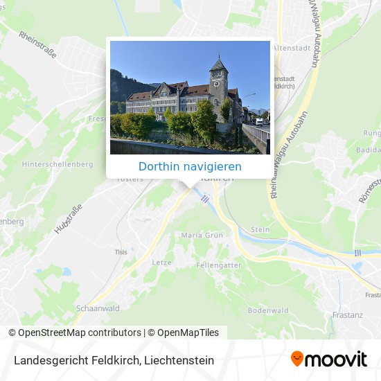 Landesgericht Feldkirch Karte
