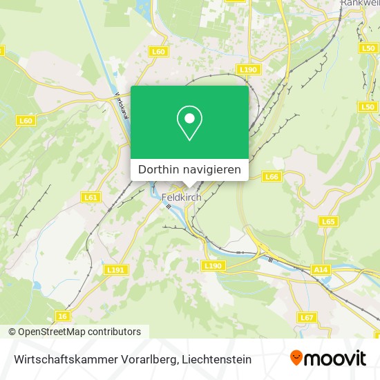 Wirtschaftskammer Vorarlberg Karte