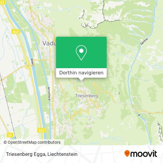 Triesenberg Egga Karte