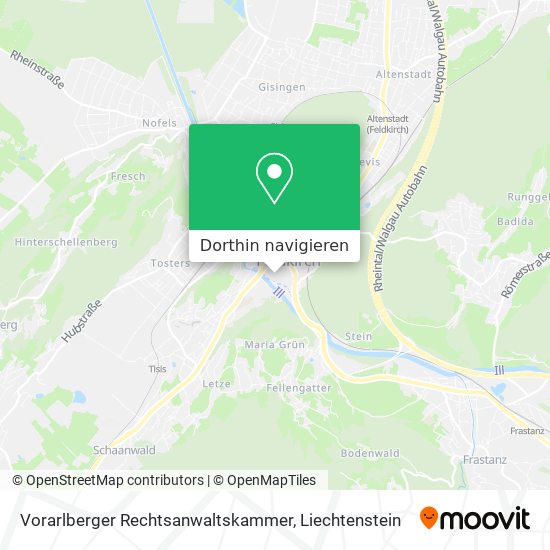 Vorarlberger Rechtsanwaltskammer Karte
