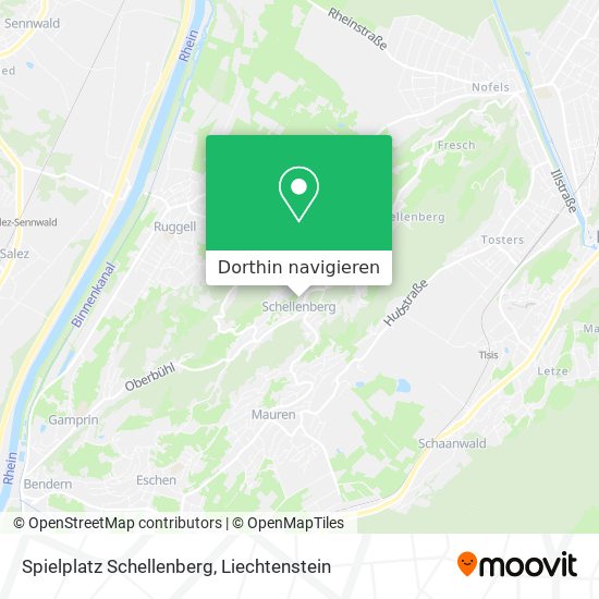 Spielplatz Schellenberg Karte