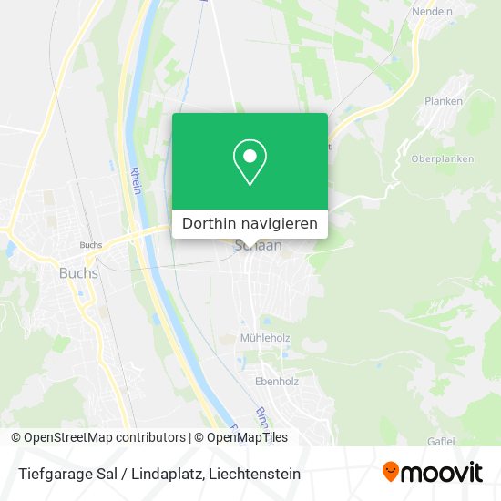 Tiefgarage Sal / Lindaplatz Karte