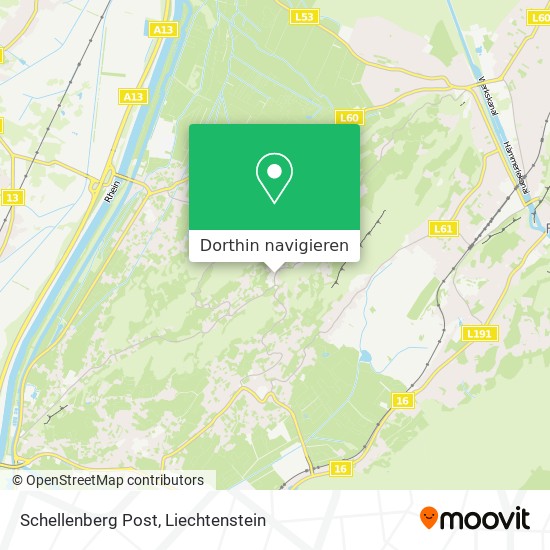 Schellenberg Post Karte