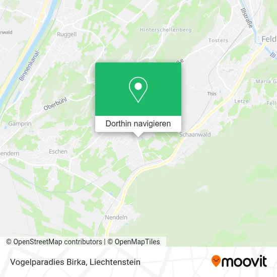 Vogelparadies Birka Karte