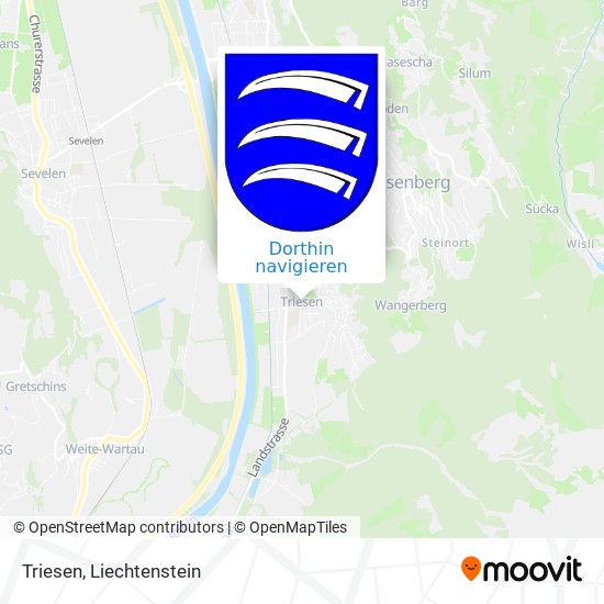 Triesen Karte