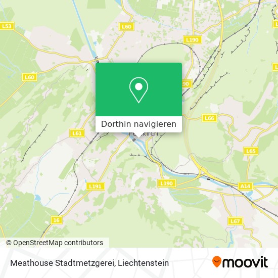 Meathouse Stadtmetzgerei Karte