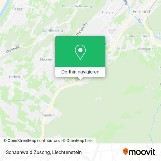Schaanwald Zuschg Karte