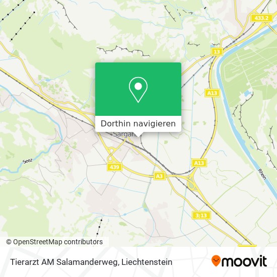 Tierarzt AM Salamanderweg Karte