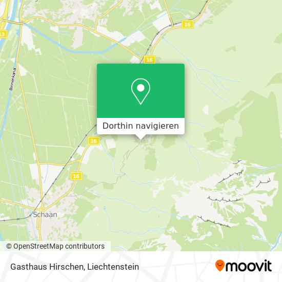 Gasthaus Hirschen Karte