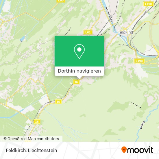 Feldkirch Karte
