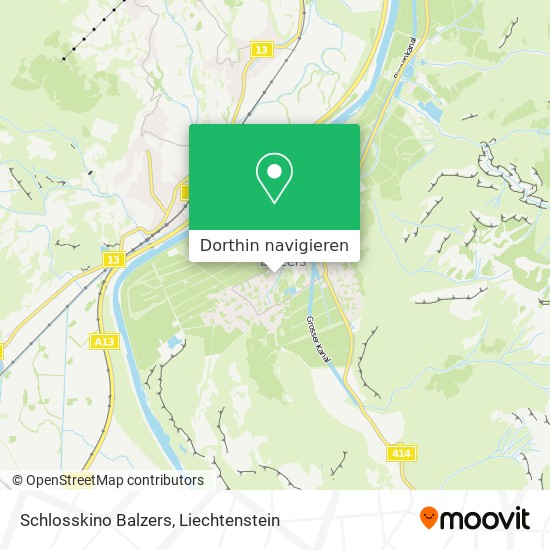 Schlosskino Balzers Karte