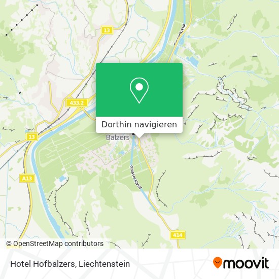 Hotel Hofbalzers Karte