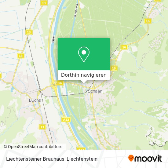 Liechtensteiner Brauhaus Karte