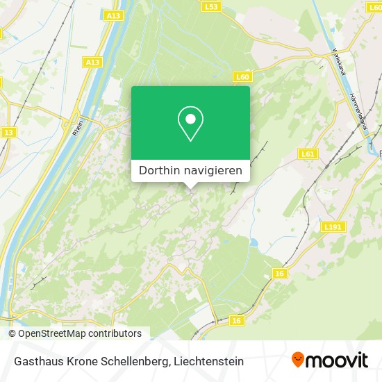 Gasthaus Krone Schellenberg Karte