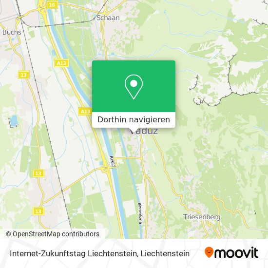 Internet-Zukunftstag Liechtenstein Karte