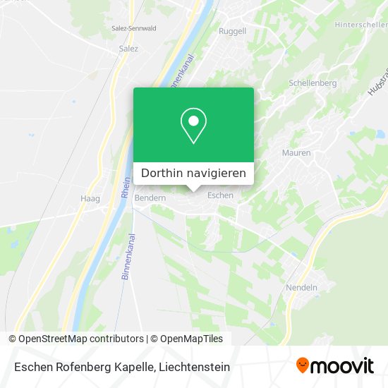 Eschen Rofenberg Kapelle Karte