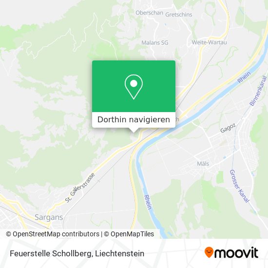 Feuerstelle Schollberg Karte