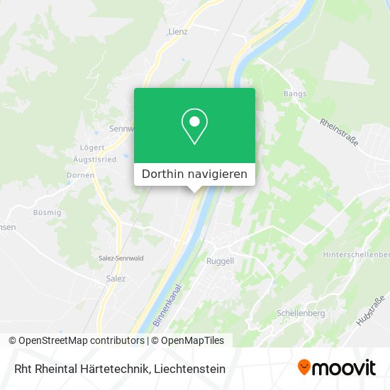 Rht Rheintal Härtetechnik Karte