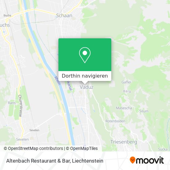 Altenbach Restaurant & Bar Karte