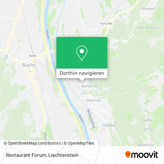 Restaurant Forum Karte