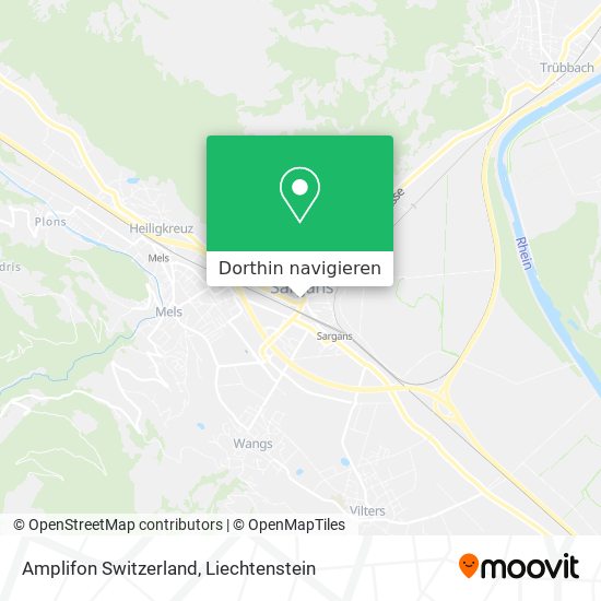 Amplifon Switzerland Karte
