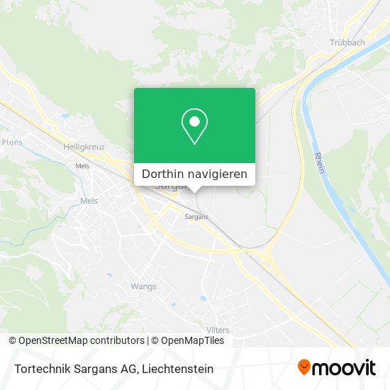 Tortechnik Sargans AG Karte