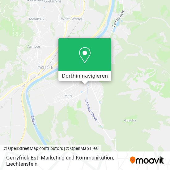 Gerryfrick Est. Marketing und Kommunikation Karte