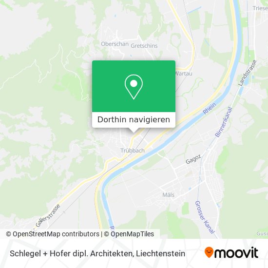 Schlegel + Hofer dipl. Architekten Karte