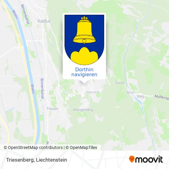 Triesenberg Karte