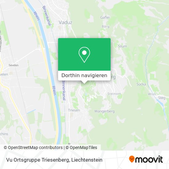 Vu Ortsgruppe Triesenberg Karte