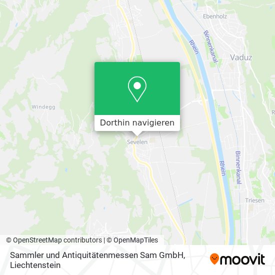 Sammler und Antiquitätenmessen Sam GmbH Karte