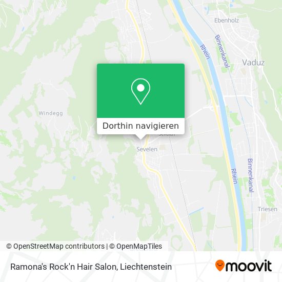 Ramona's Rock'n Hair Salon Karte